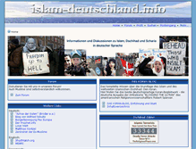 Tablet Screenshot of islam-deutschland.info